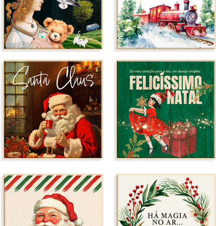 Azulejos de Natal | Estilo Retro - Vintage