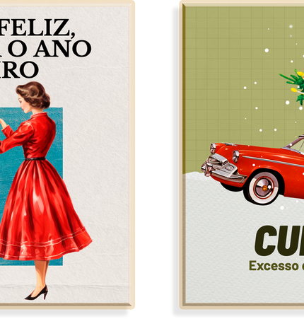 Azulejos de Natal | Estilo Retro - Vintage