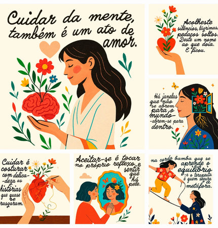 Azulejos para Quem Cuida da Saúde Mental