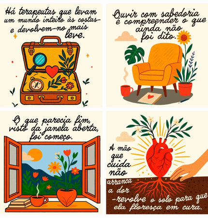 Azulejos para Quem Cuida da Saúde Mental