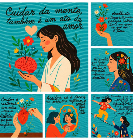 Azulejos para Quem Cuida da Saúde Mental