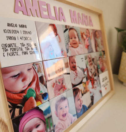 Painel de 15 Azulejos com Fotografias