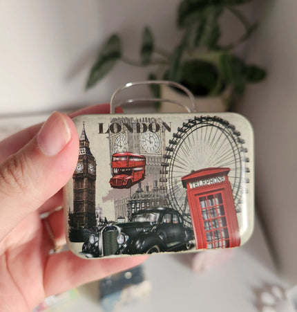 Mini Malas de Viagem Vintage | Coleção Azulejos com Selo