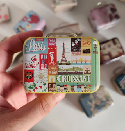 Mini Malas de Viagem Vintage | Coleção Azulejos com Selo