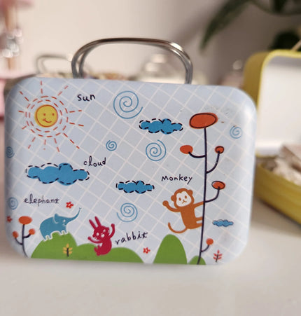 Mini Malas de Viagem Vintage | Coleção Azulejos com Selo