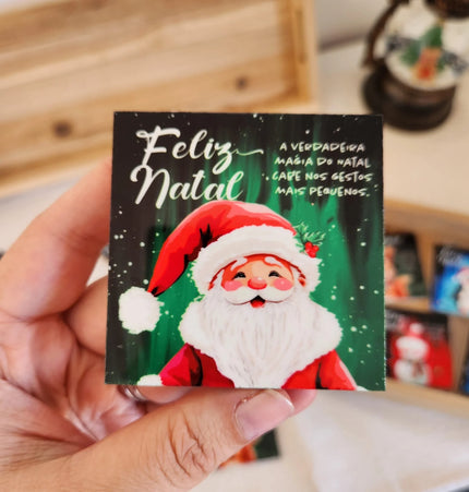 Azulejos de Natal Pintados à Mão - Íman 7x7