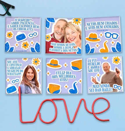 Azulejos para Avós Divertidos