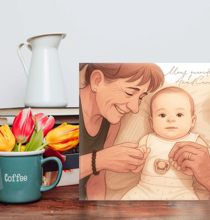 Azulejos Ilustrados | Dia dos Avós