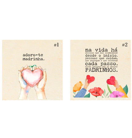 Azulejo para Padrinhos Personalizado | Presente Especial