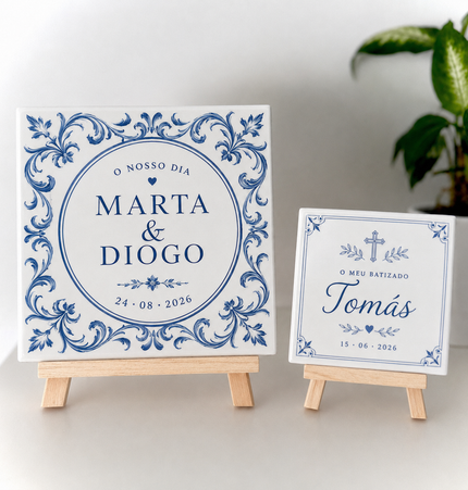 Azulejos Personalizados para Eventos | Casamentos, Batizados, Empresas e Datas Especiais