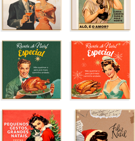 Azulejos de Natal | Estilo Retro - Vintage