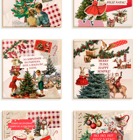 Azulejos de Natal | Estilo Retro - Vintage
