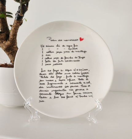 Pratos com Amor | Caligrafados