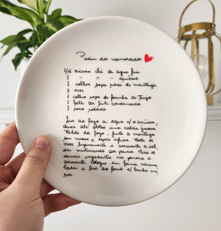 Pratos com Amor | Caligrafados
