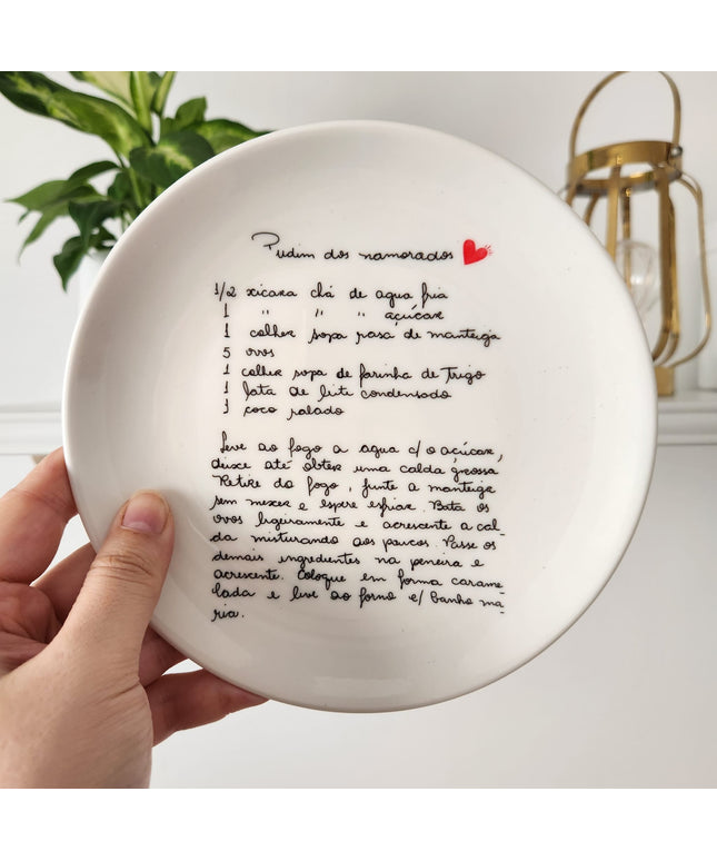 Pratos com Amor | Caligrafados