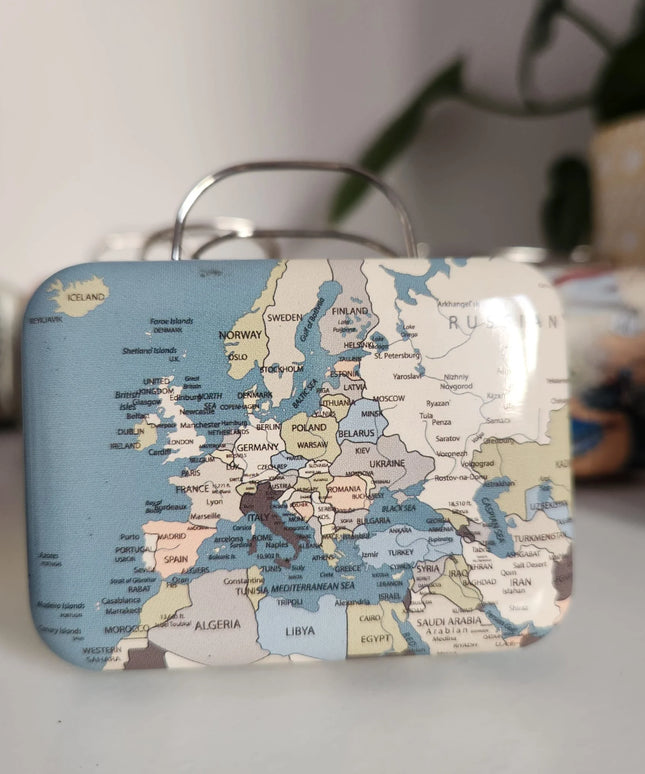 Mini Malas de Viagem Vintage | Coleção Azulejos com Selo