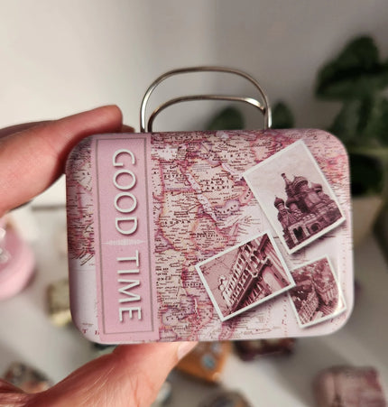 Mini Malas de Viagem Vintage | Coleção Azulejos com Selo