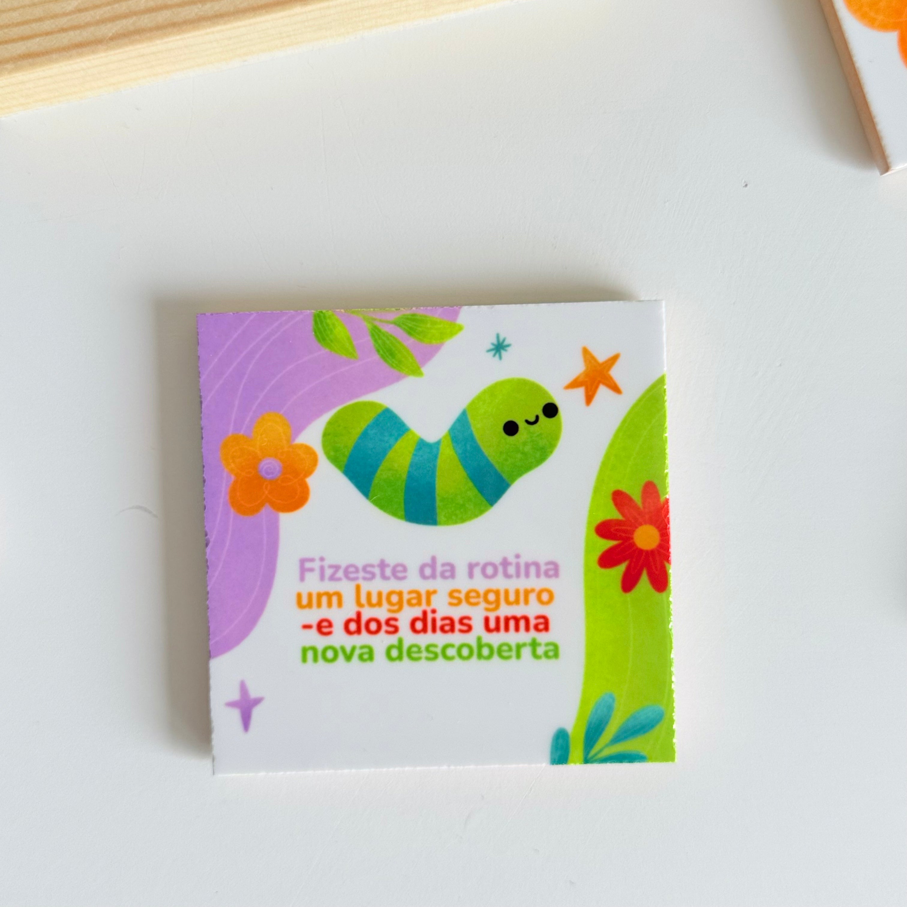 Azulejo personalizado com nome para educadora infantil