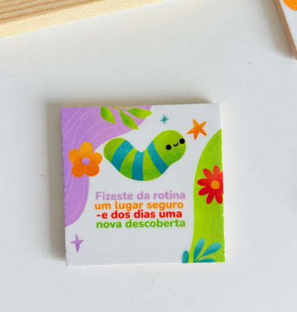 Azulejo personalizado com nome para educadora infantil