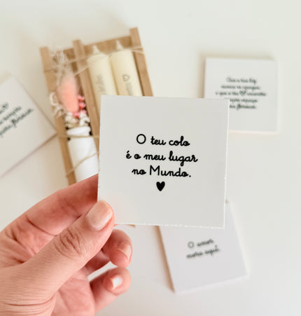 Presente "Um Momento para Ficar"| Com Azulejo Personalizado | Edição Especial