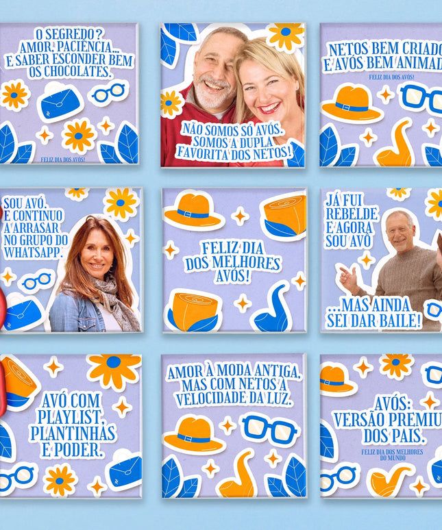 Azulejos para Avós Divertidos