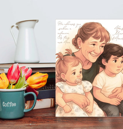 Azulejos Ilustrados | Dia dos Avós