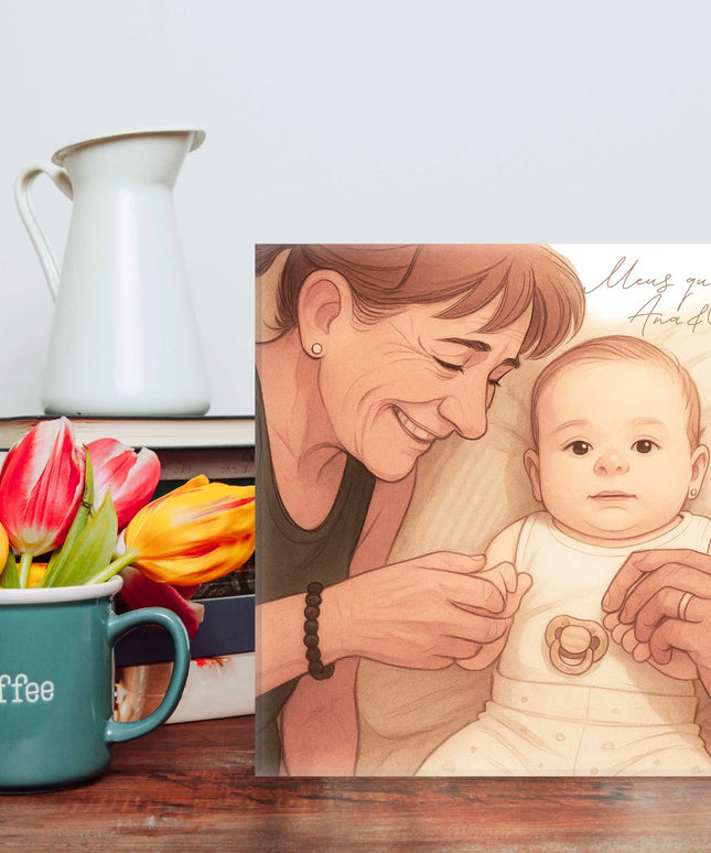 Azulejos Ilustrados | Dia dos Avós