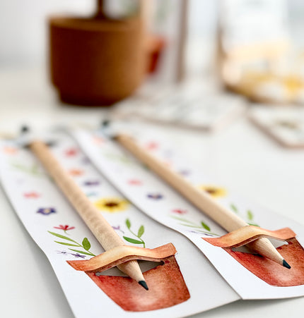 lápis plantável kit