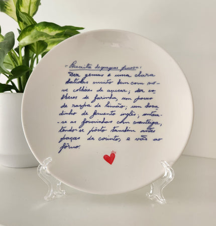 Pratos com Amor | Caligrafados