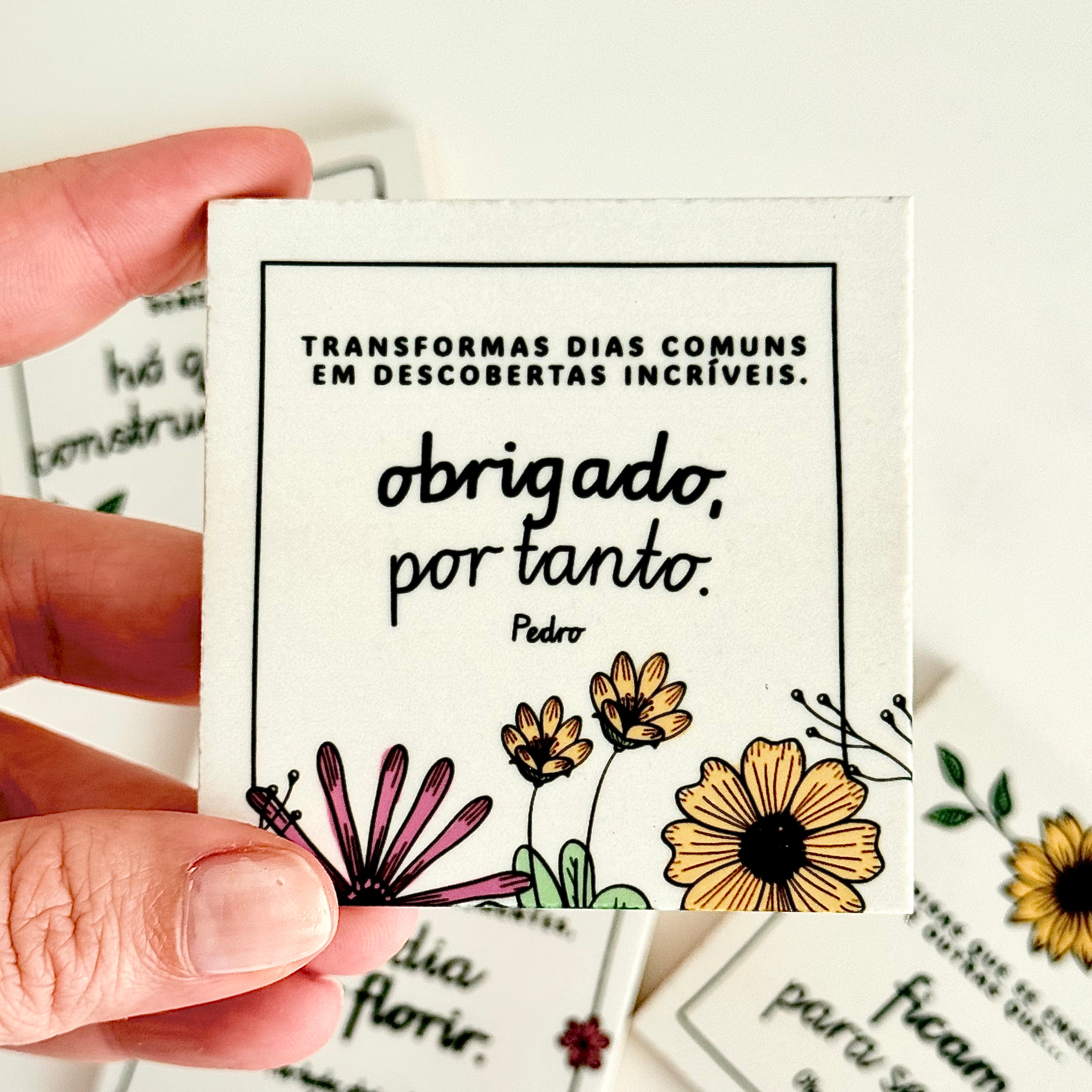Presente criativo para professor pronto a oferecer