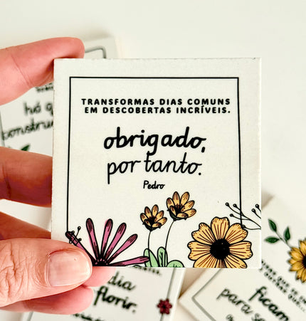 Presente criativo para professor pronto a oferecer