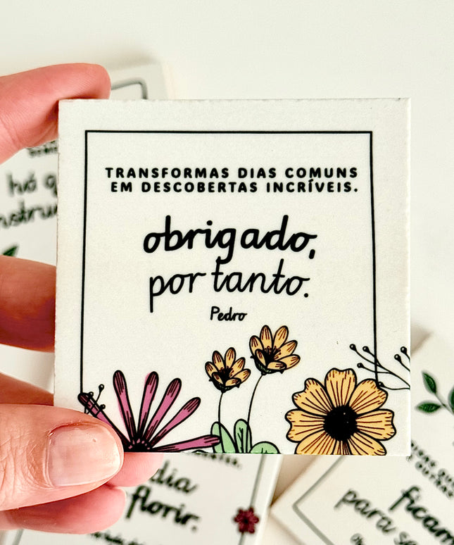 Presente criativo para professor pronto a oferecer