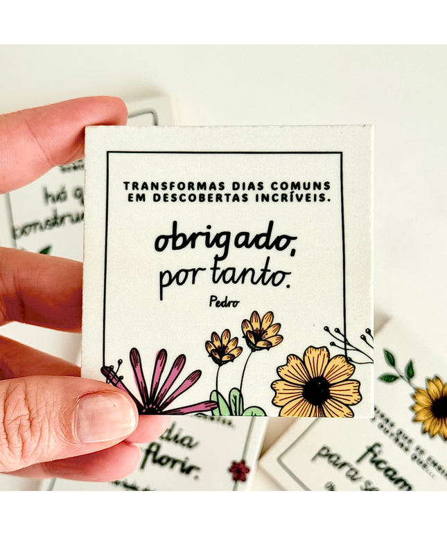 Presente criativo para professor pronto a oferecer