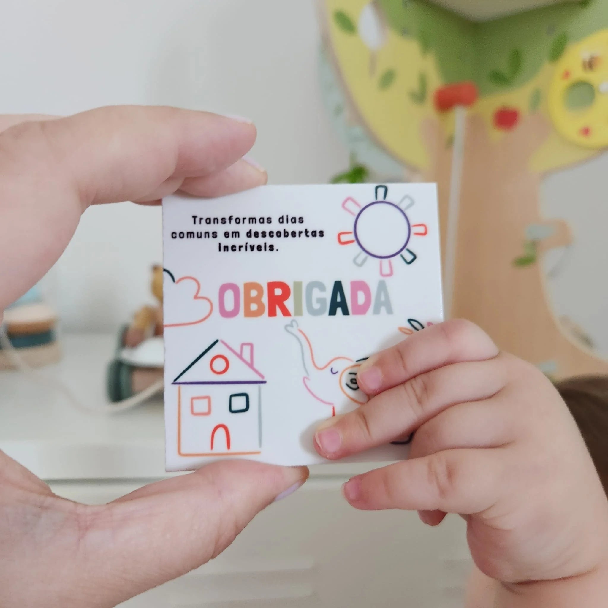 presente para educadora infantil personalizado