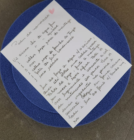 Pratos com Amor | Caligrafados