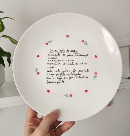Pratos com Amor | Caligrafados